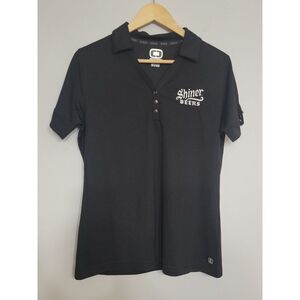 Ogio Women's Top Size Medium Shiner Beers Embroidered V-neck